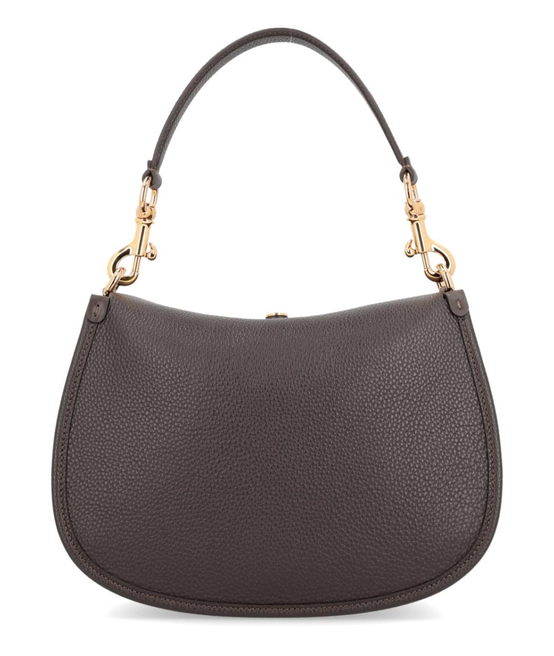 ETRO Коричневая кожаная сумка через плечо, фото 4