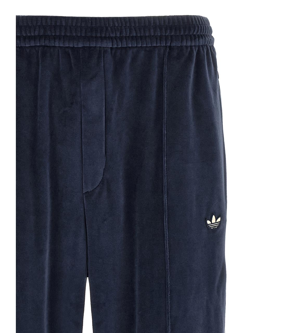 ADIDAS Синие хлопковые повседневные брюки, фото 3