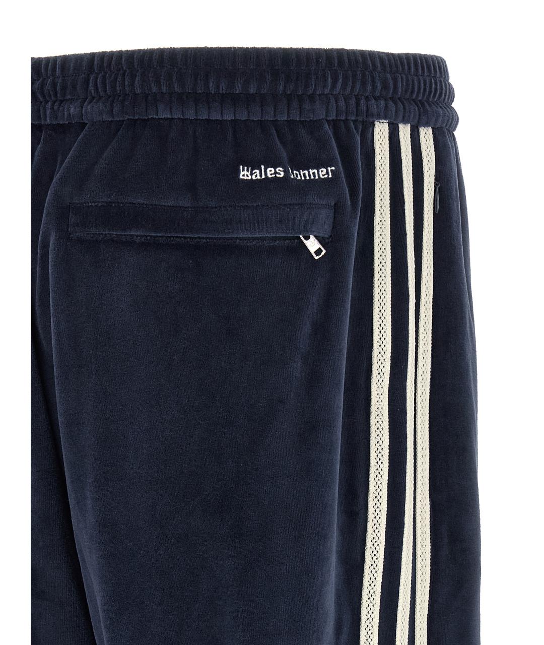 ADIDAS Синие хлопковые повседневные брюки, фото 4