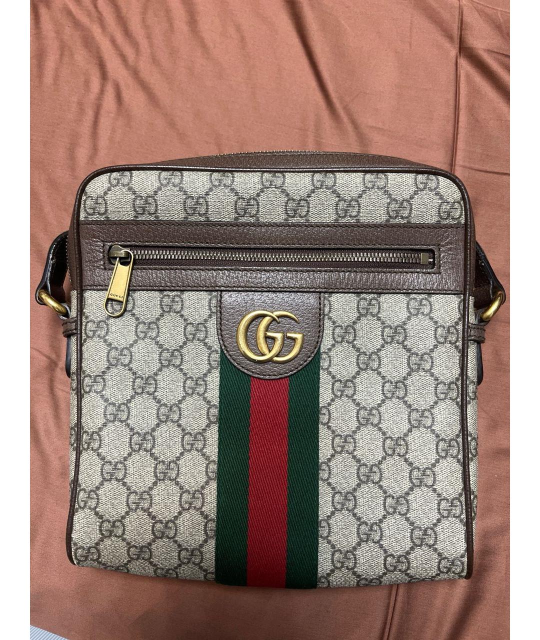 GUCCI Бежевая сумка на плечо, фото 6