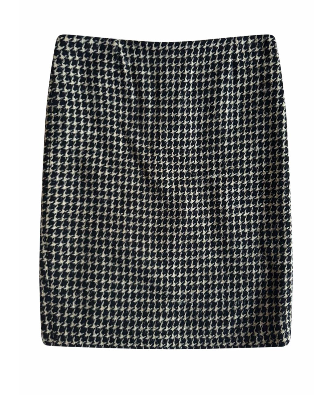 CHANEL Мульти шерстяная юбка миди, фото 1