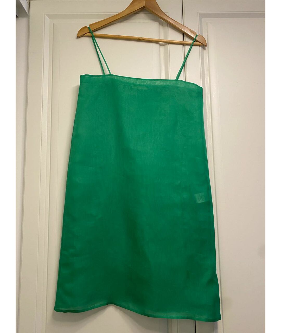 CELINE Зеленые шелковое повседневное платье, фото 4