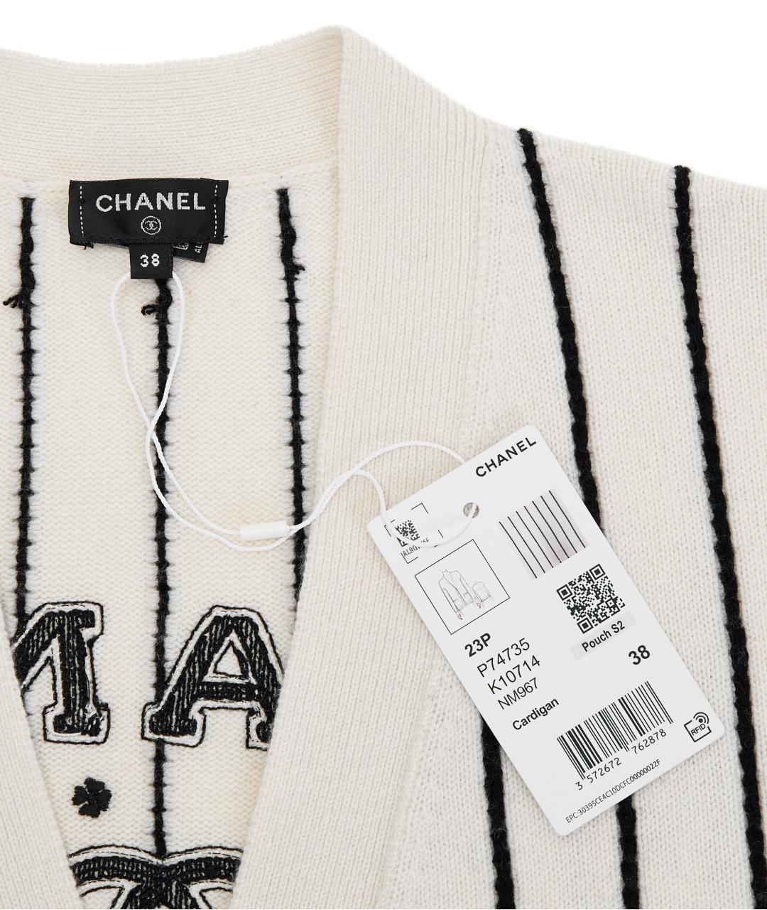 CHANEL Бежевый кашемировый кардиган, фото 4