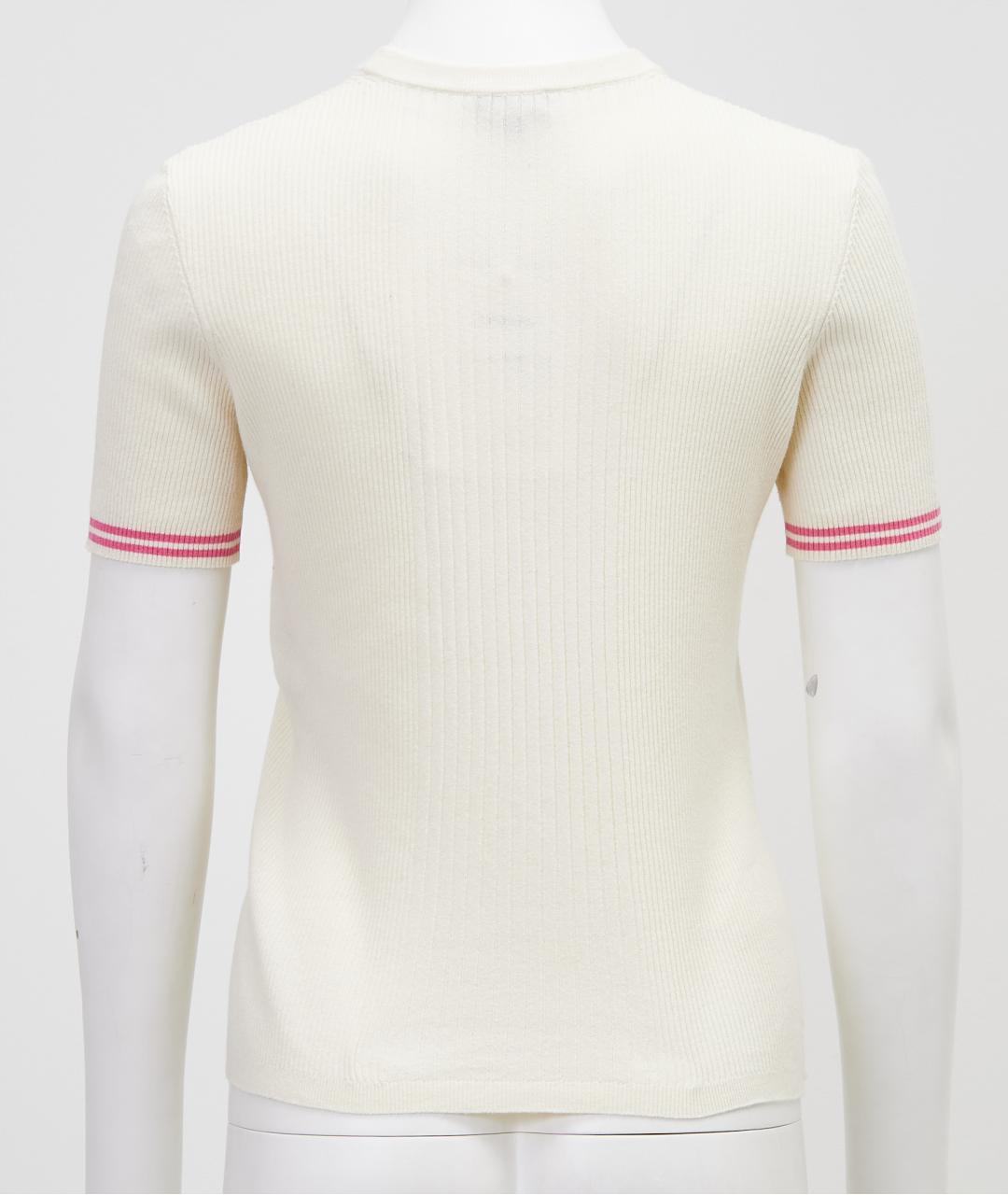 CHANEL Бежевая хлопковая футболка, фото 2