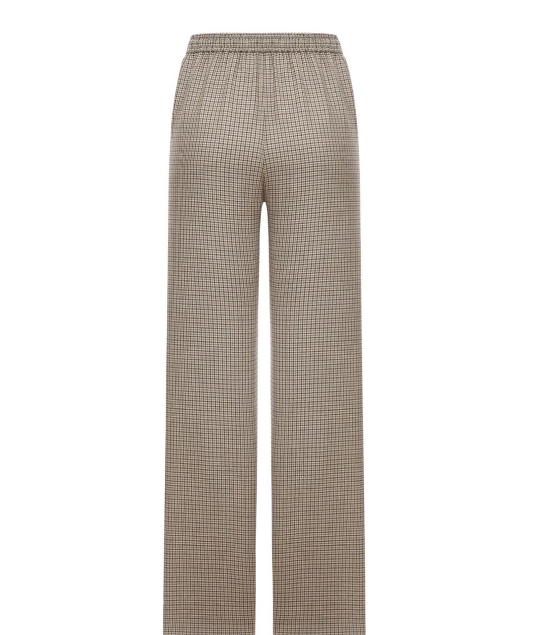 CELINE Бежевые полиамидовые прямые брюки, фото 2