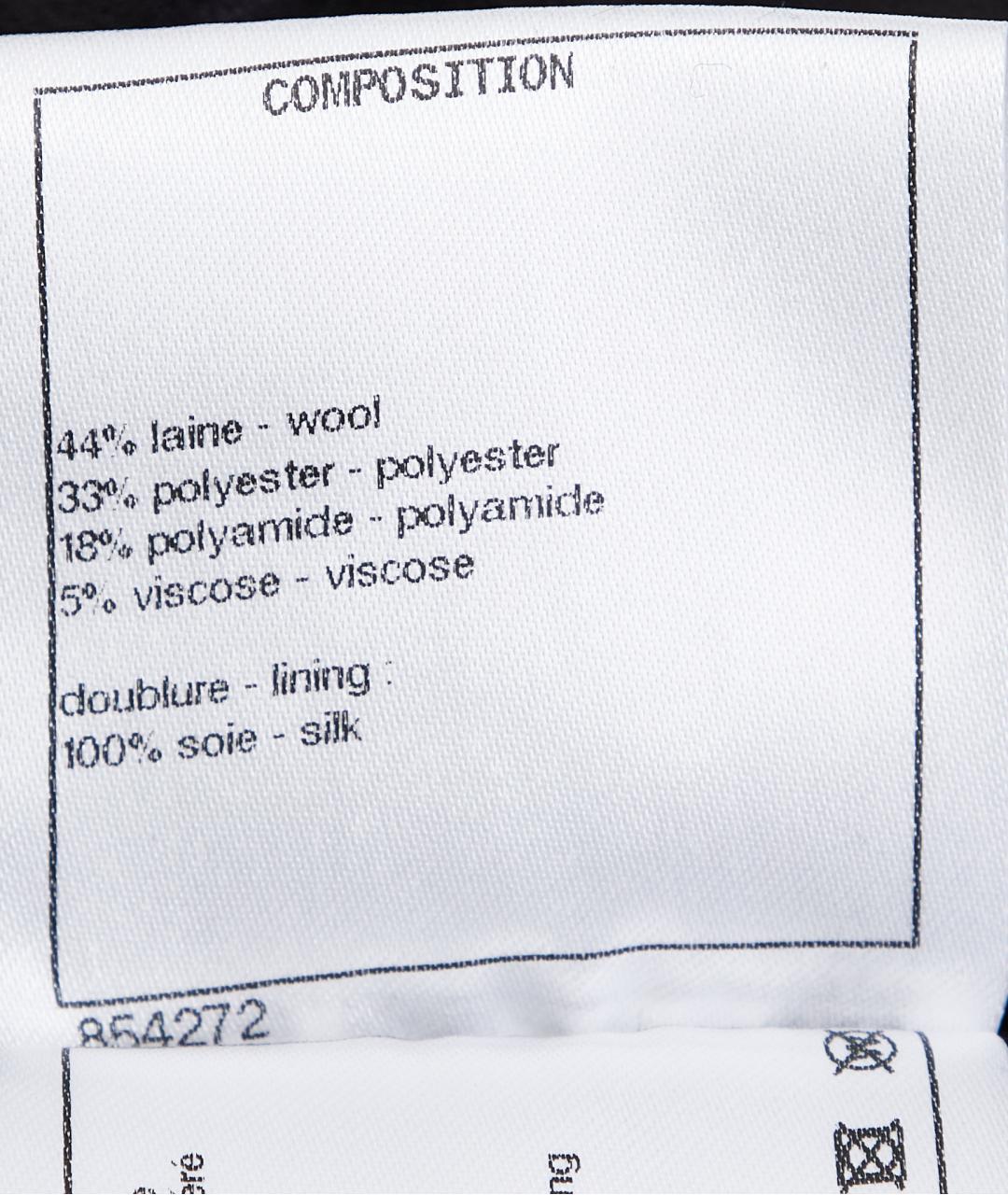 CHANEL Черный шерстяной жакет/пиджак, фото 6