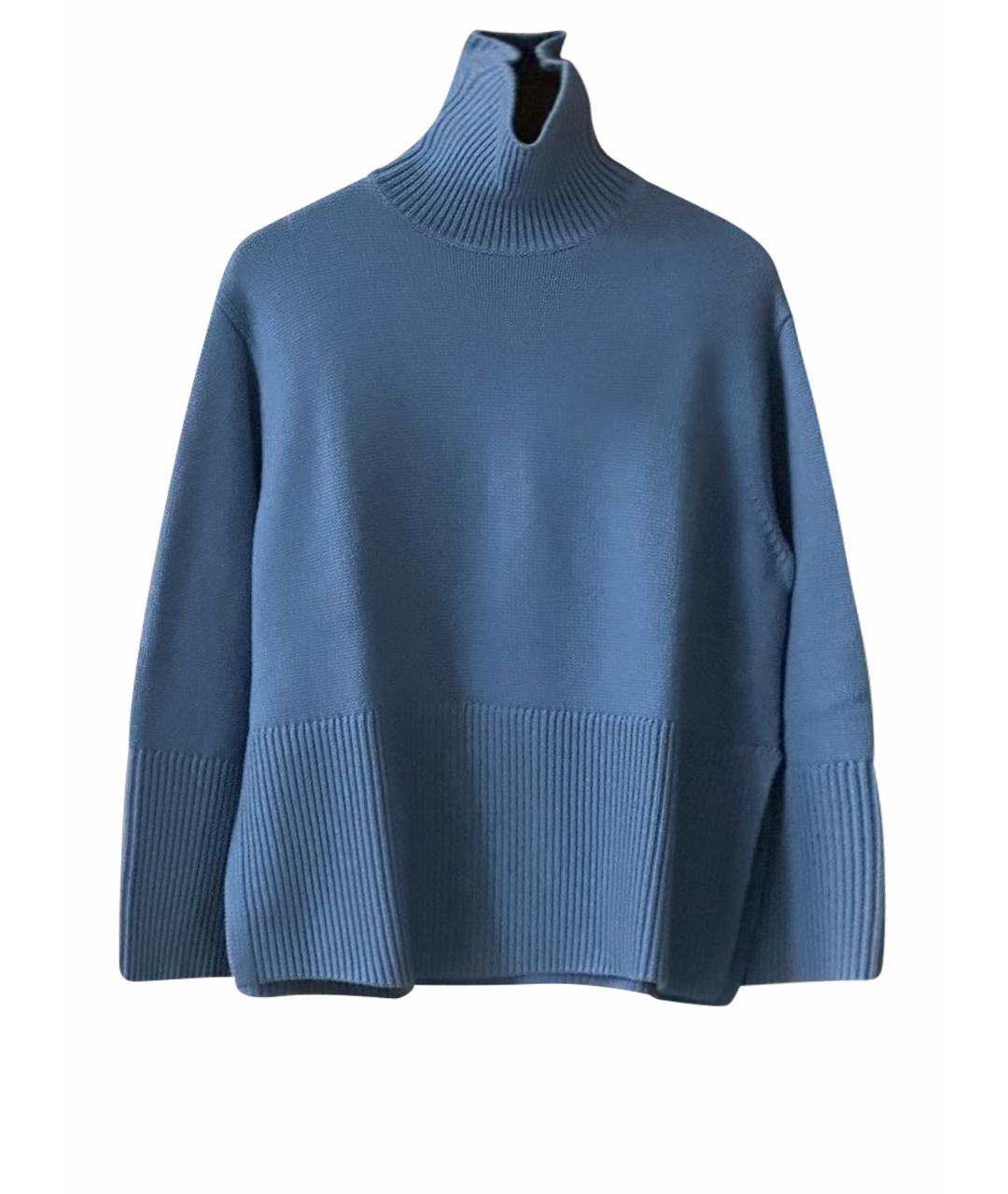 TOTEME Голубой шерстяной джемпер / свитер, фото 1