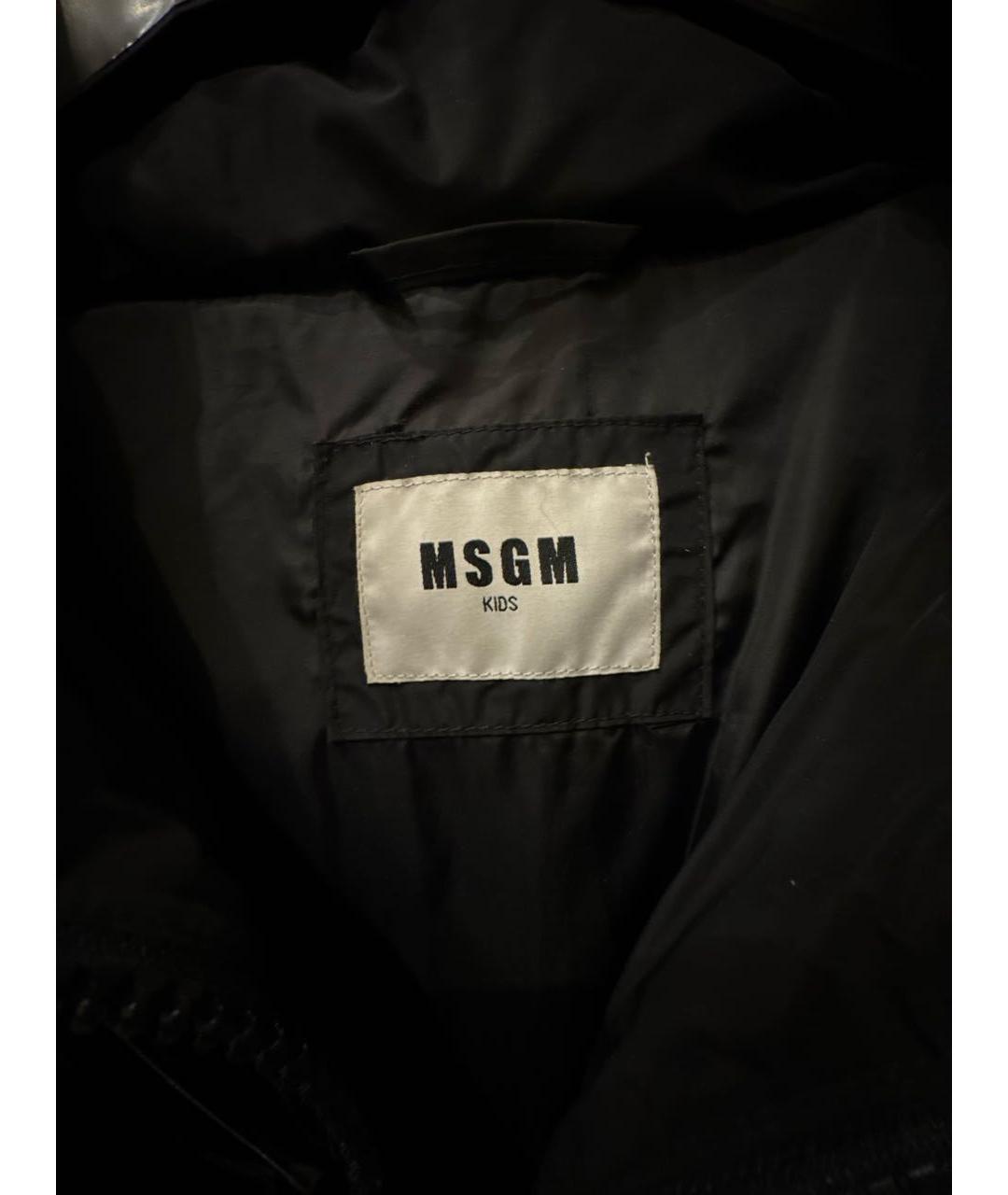 MSGM Черный пуховик, фото 3