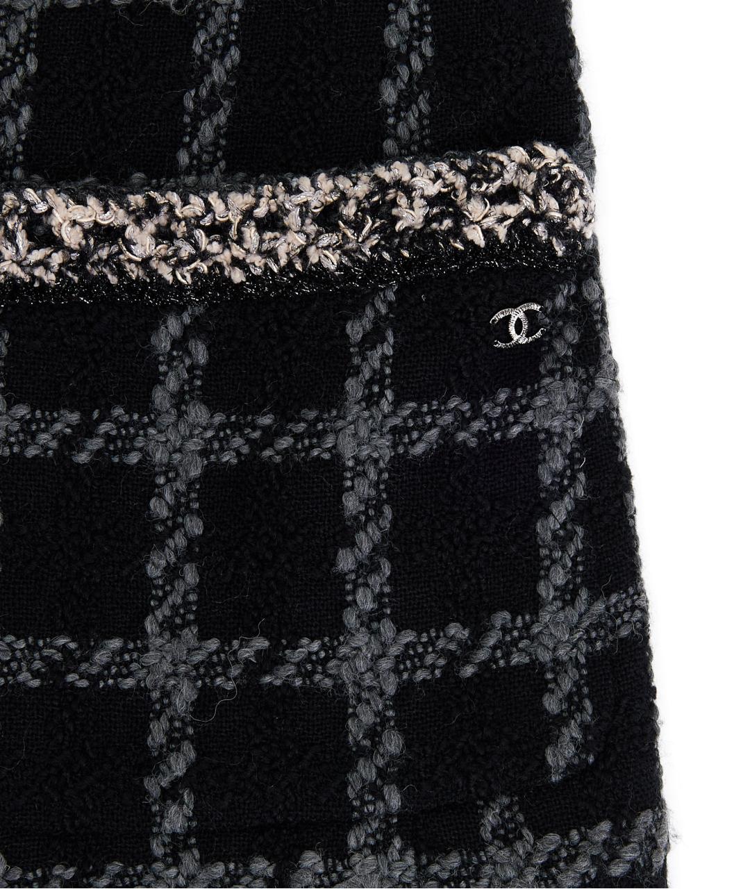 CHANEL Черный шерстяной жилет, фото 4