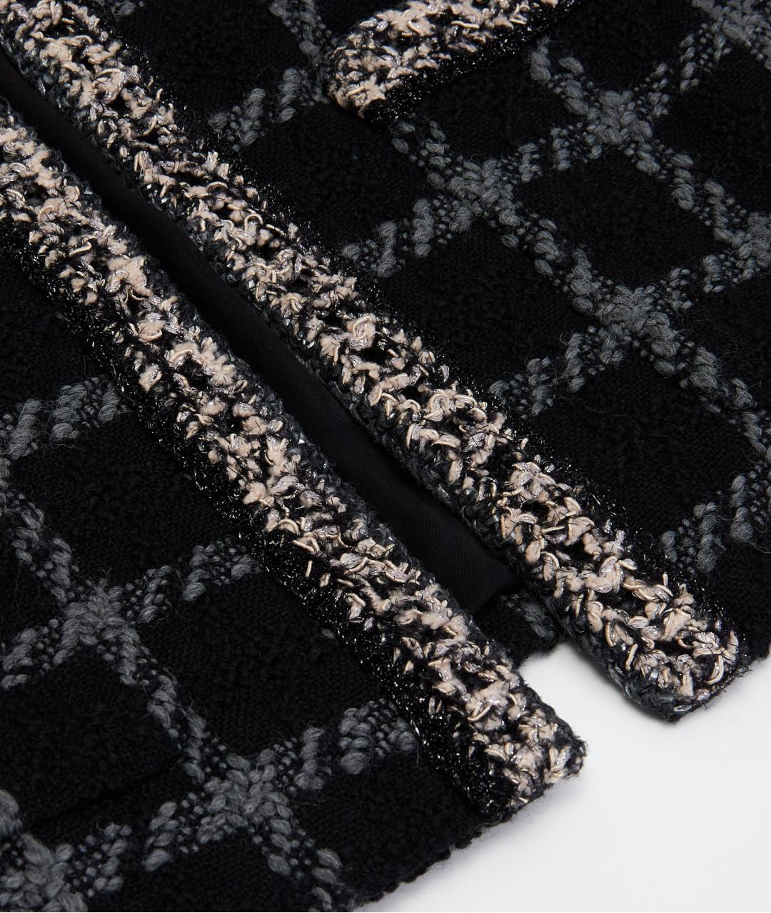 CHANEL Черный шерстяной жилет, фото 5