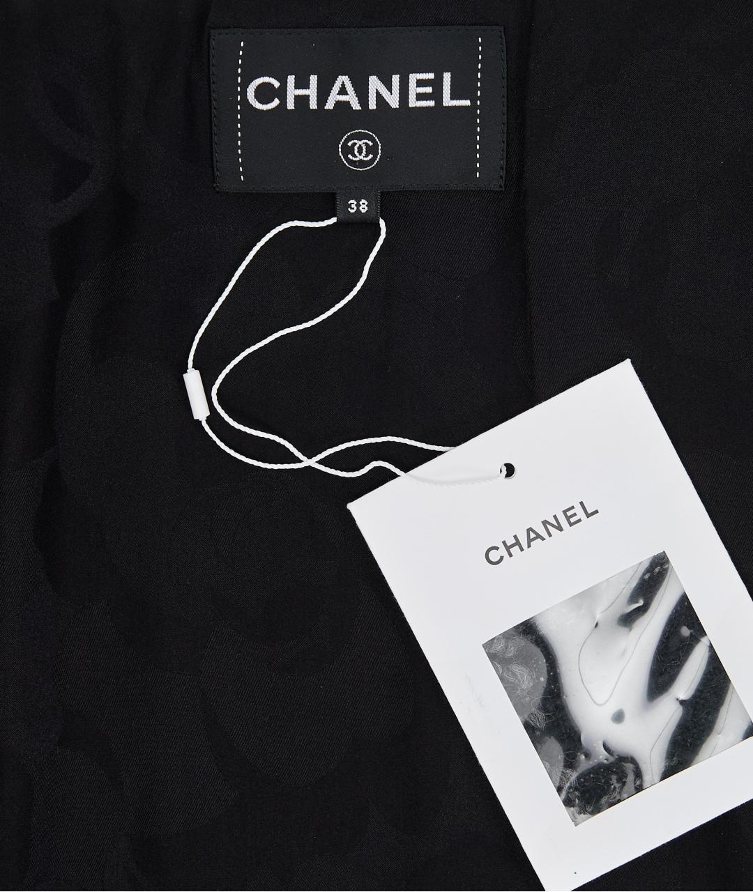 CHANEL Черный шерстяной жилет, фото 6