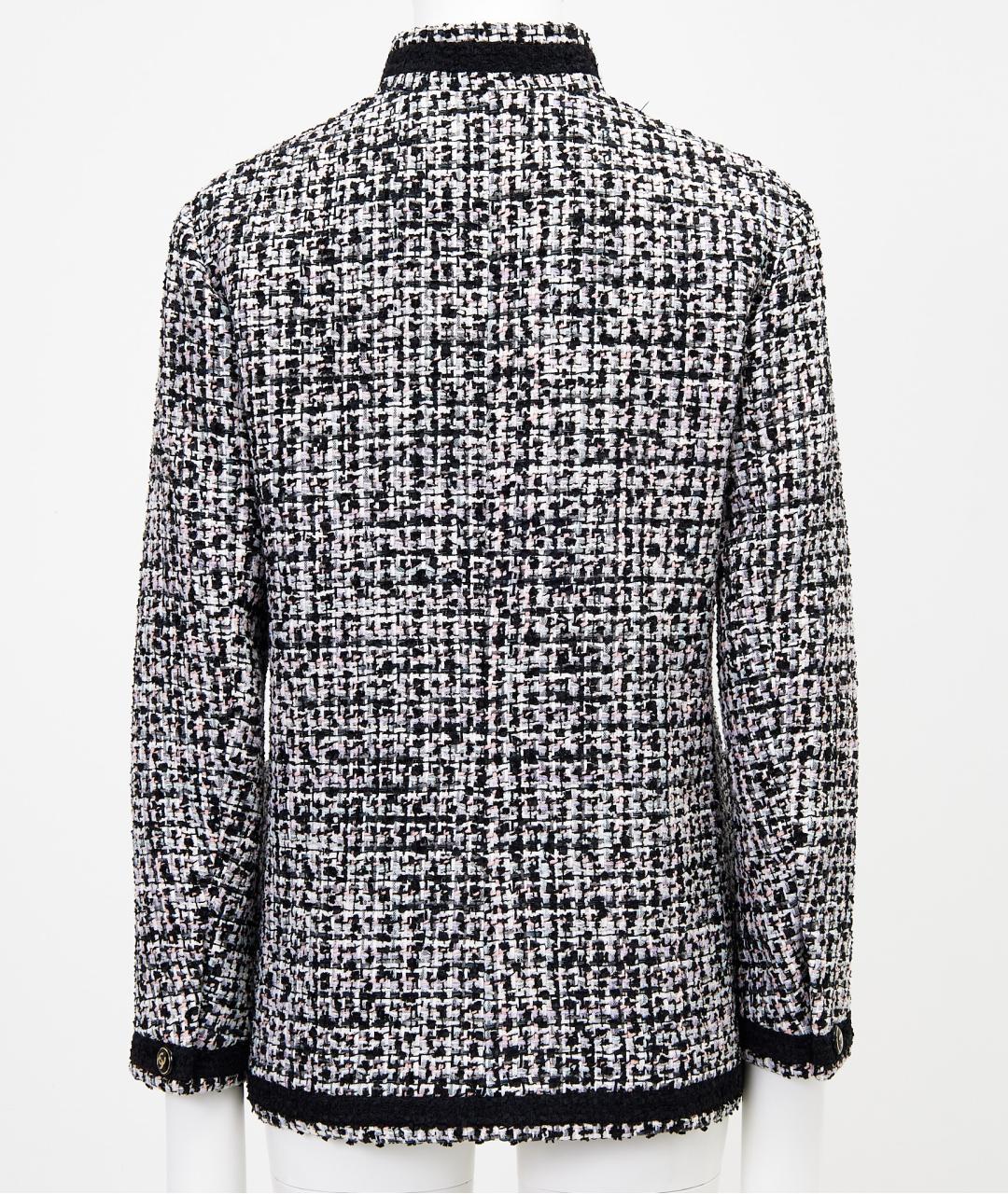 CHANEL Черный хлопковый жакет/пиджак, фото 2