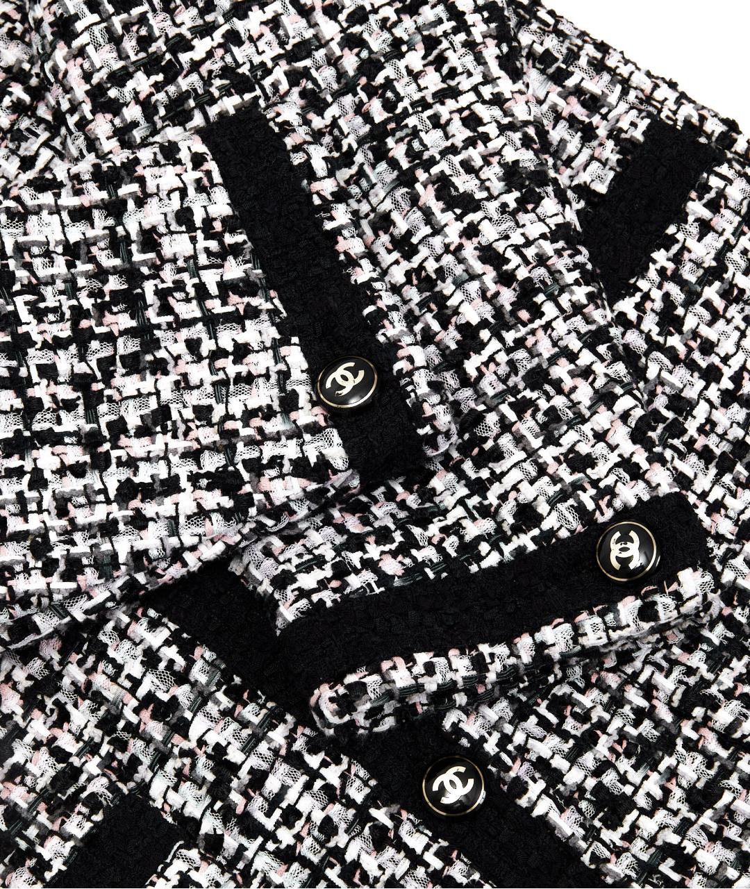 CHANEL Черный хлопковый жакет/пиджак, фото 5