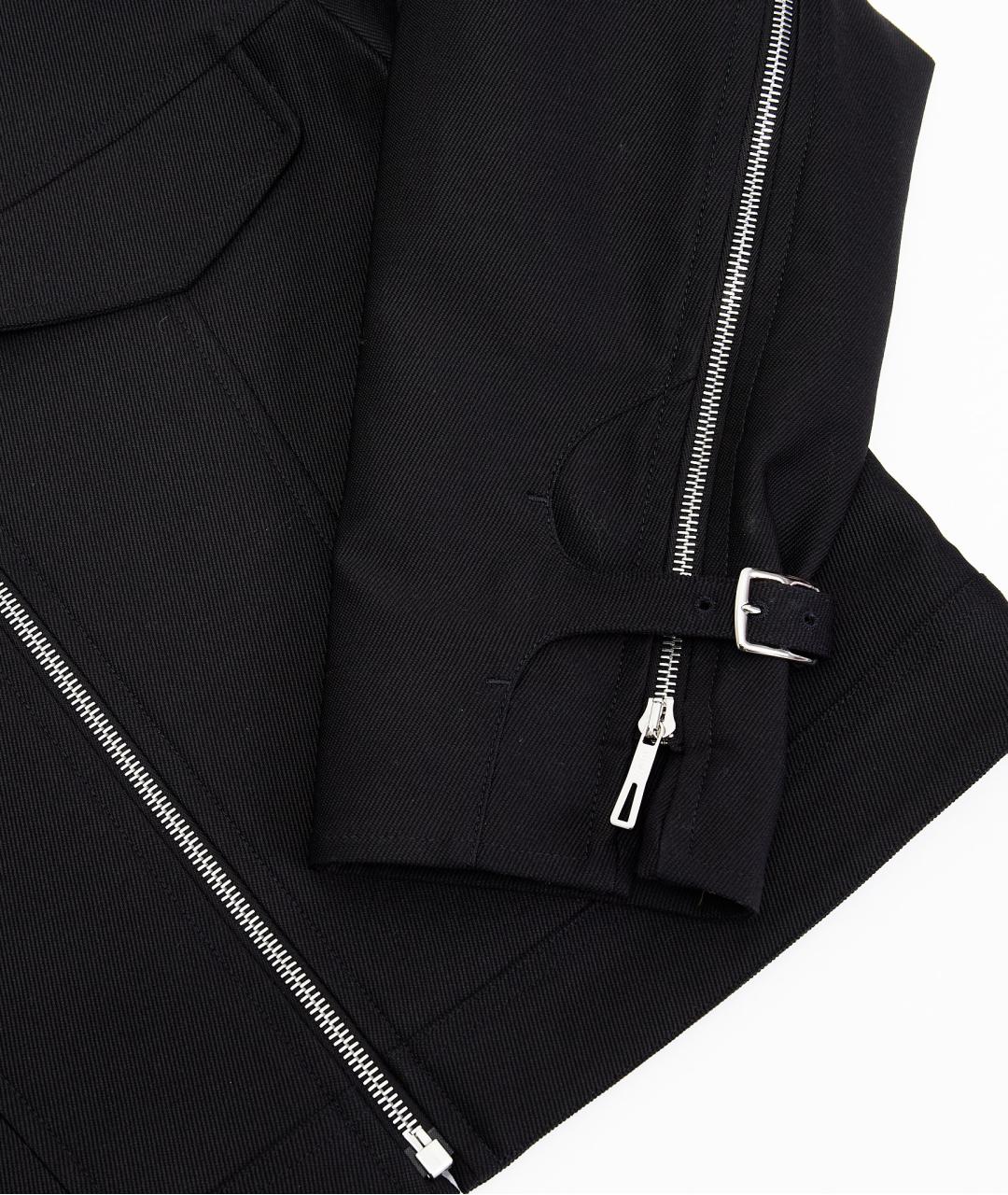 HERMES Черная вискозная куртка, фото 5