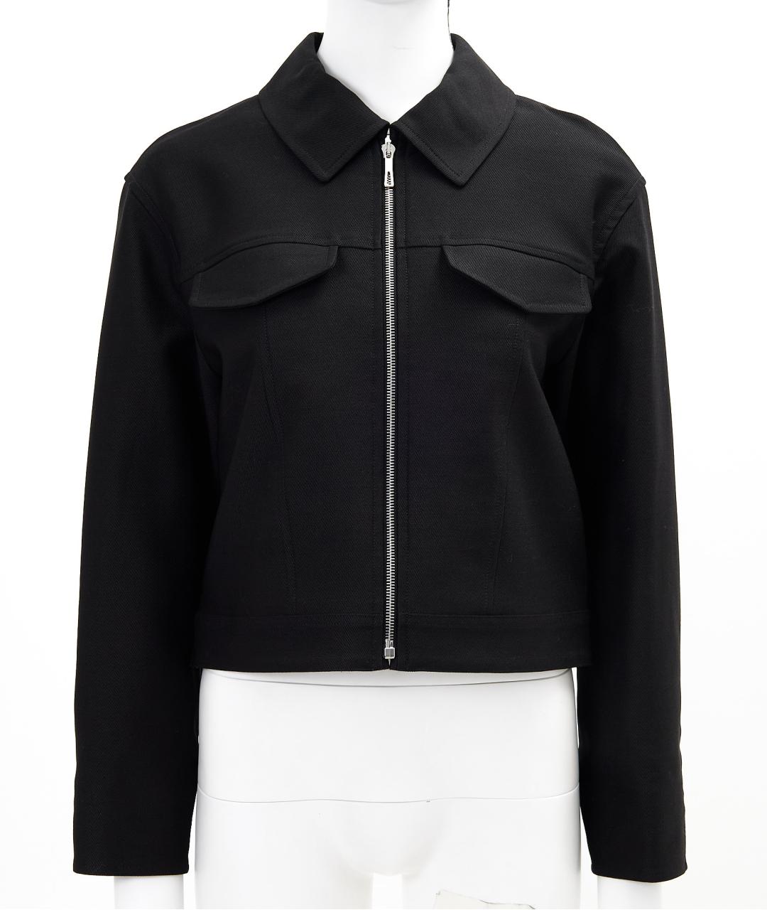 HERMES Черная вискозная куртка, фото 8