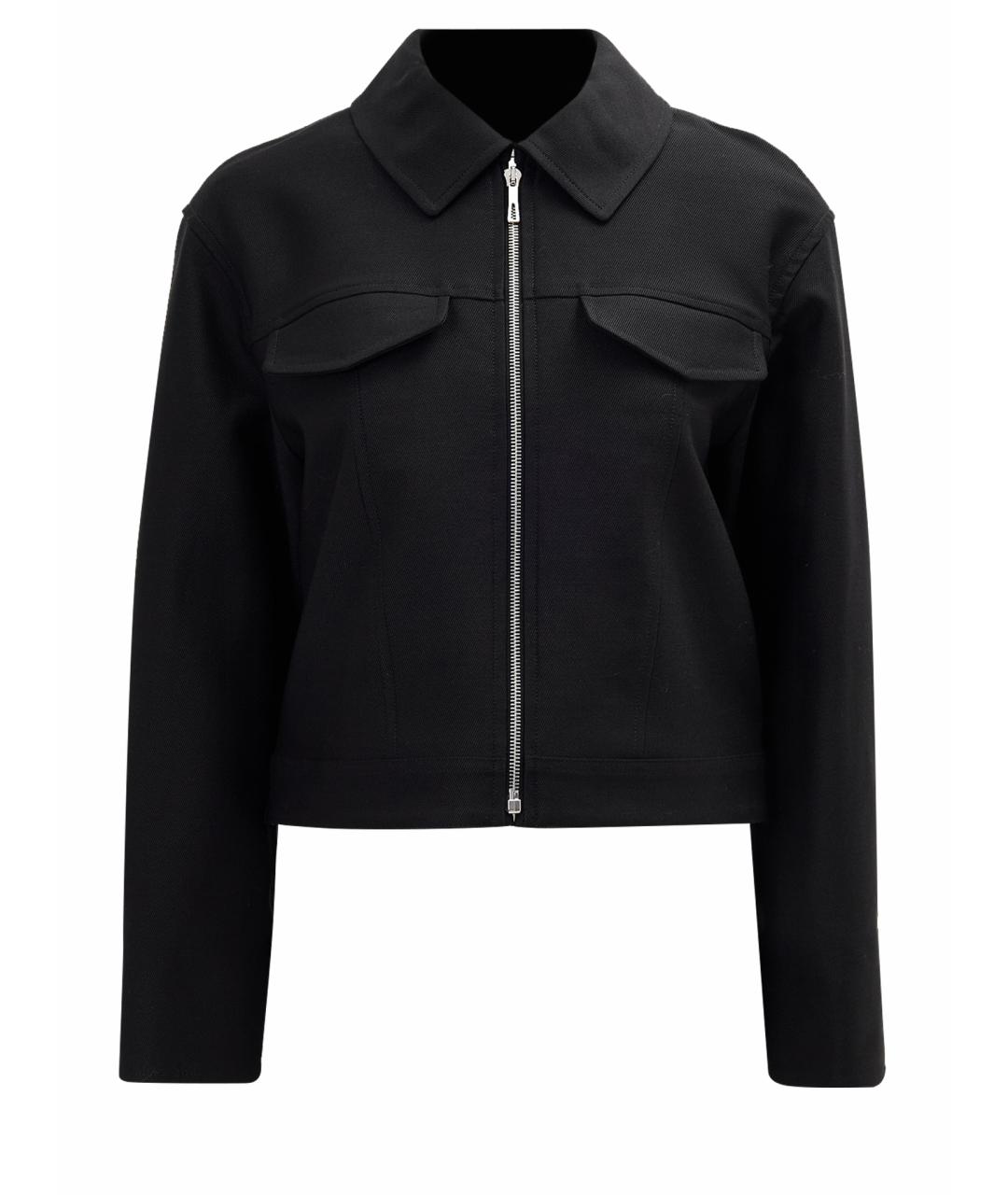 HERMES Черная вискозная куртка, фото 1