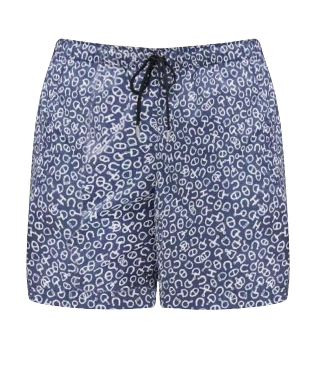 HERMES Голубые полиамидовые плавки, фото 1