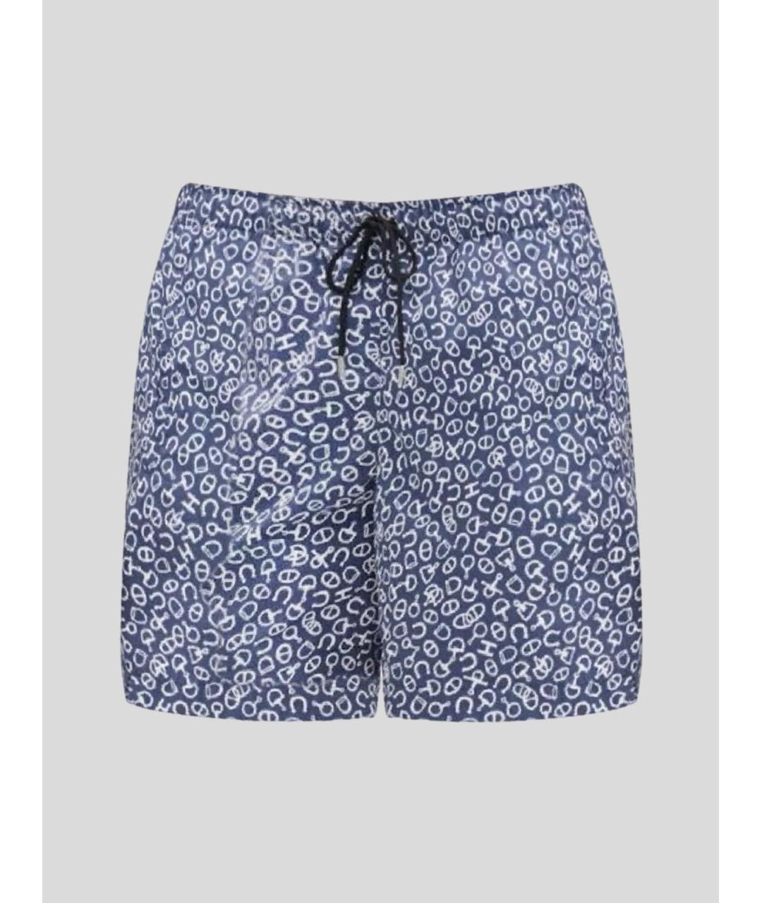 HERMES Голубые полиамидовые плавки, фото 7