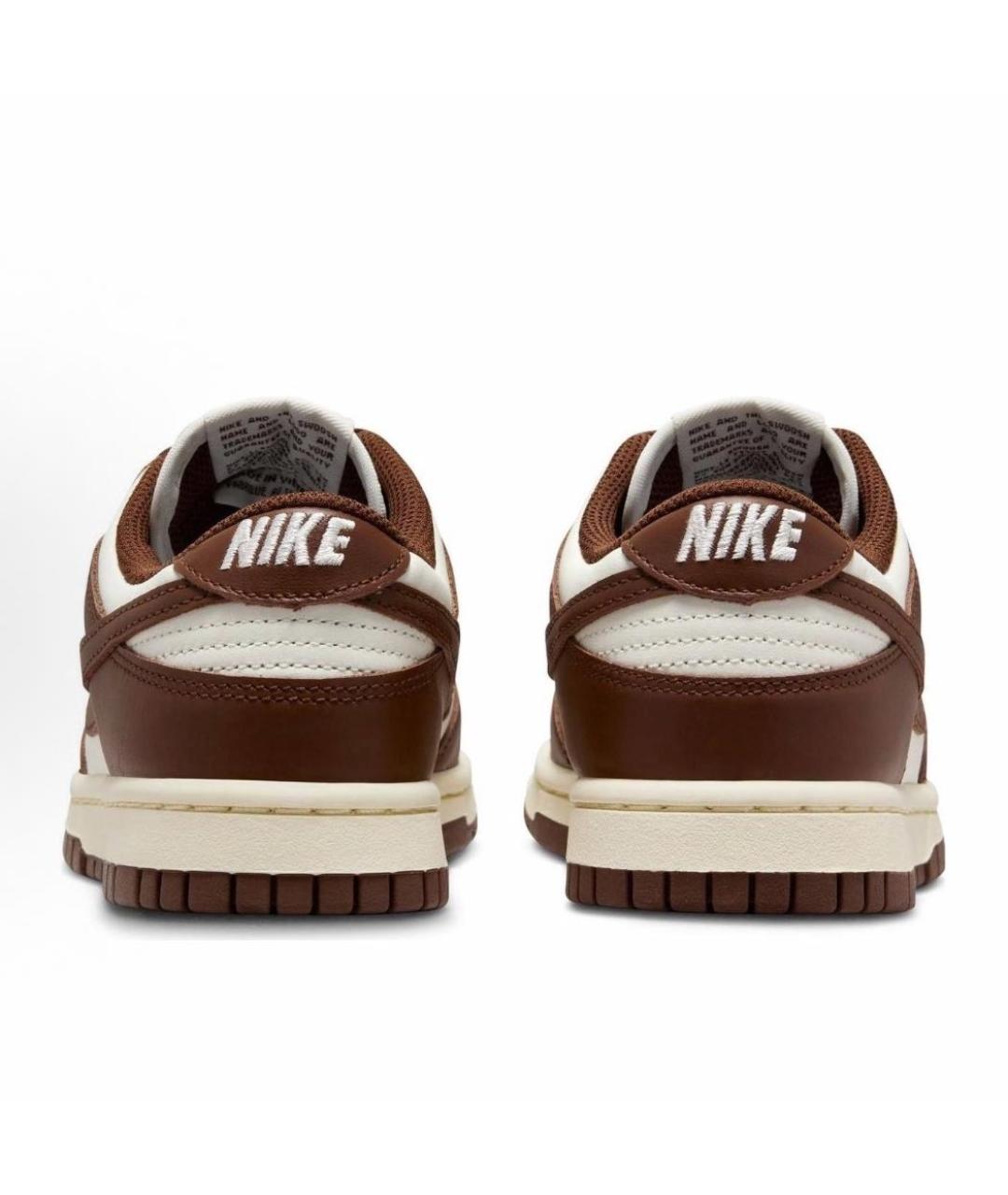 NIKE Коричневые кроссовки из искусственной кожи, фото 4