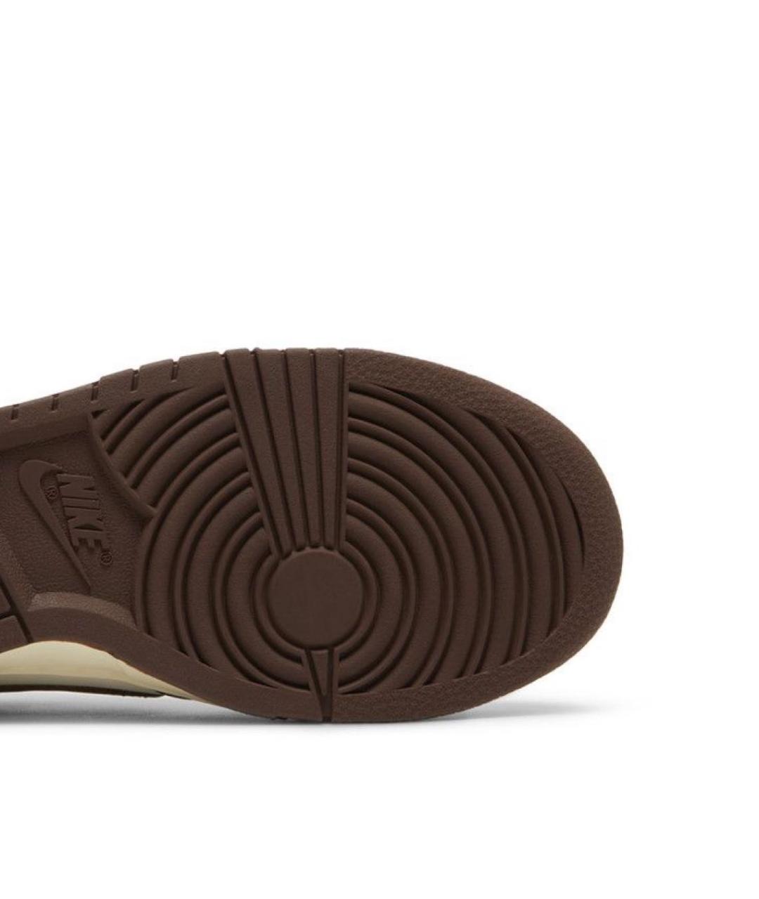 NIKE Коричневые кроссовки из искусственной кожи, фото 6