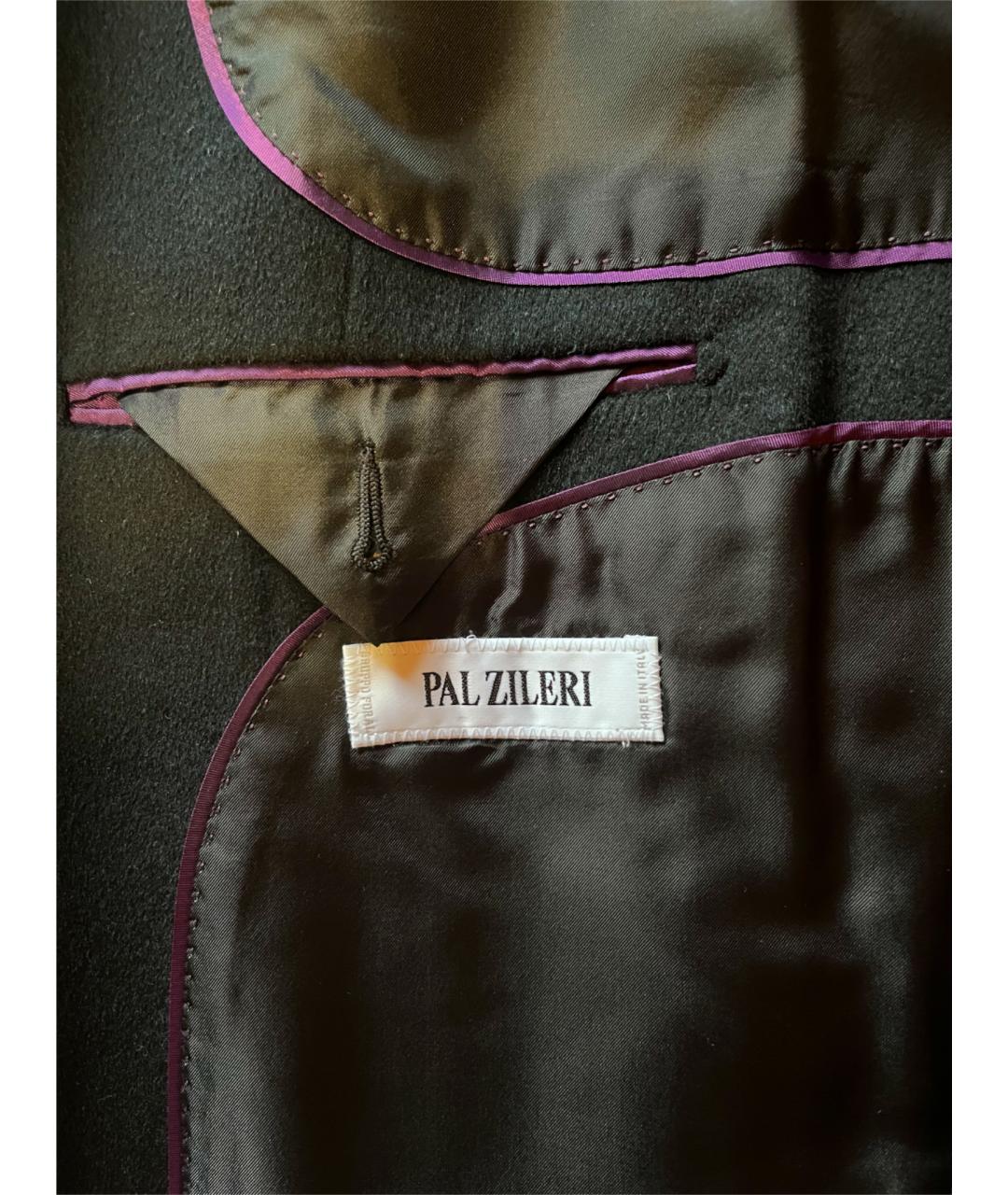 PAL ZILERI Черное кашемировое пальто, фото 3