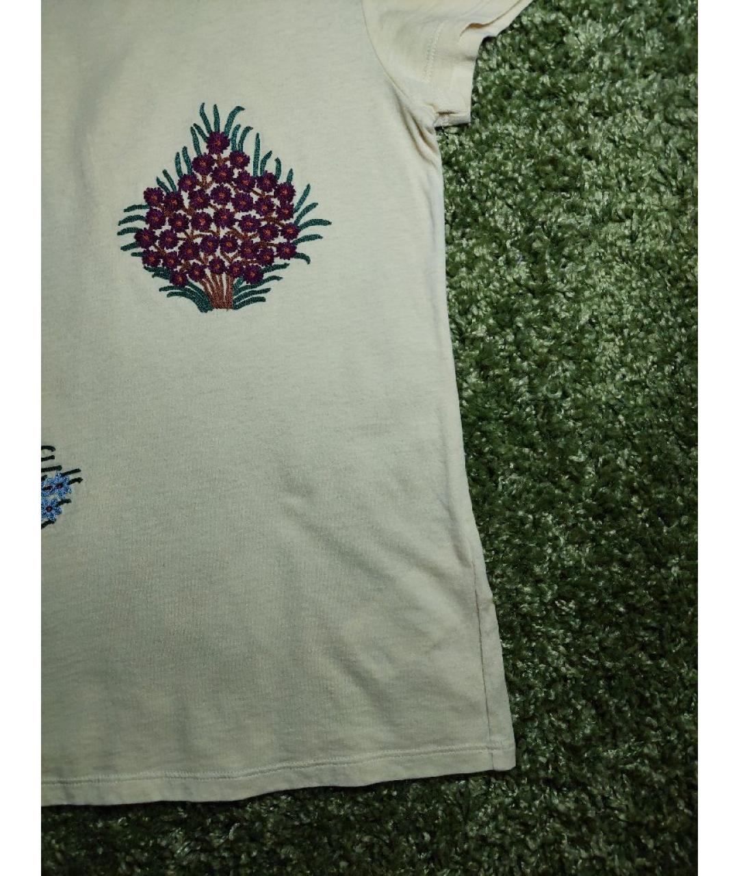 GUCCI Желтый хлопковый детская футболка / топ, фото 8