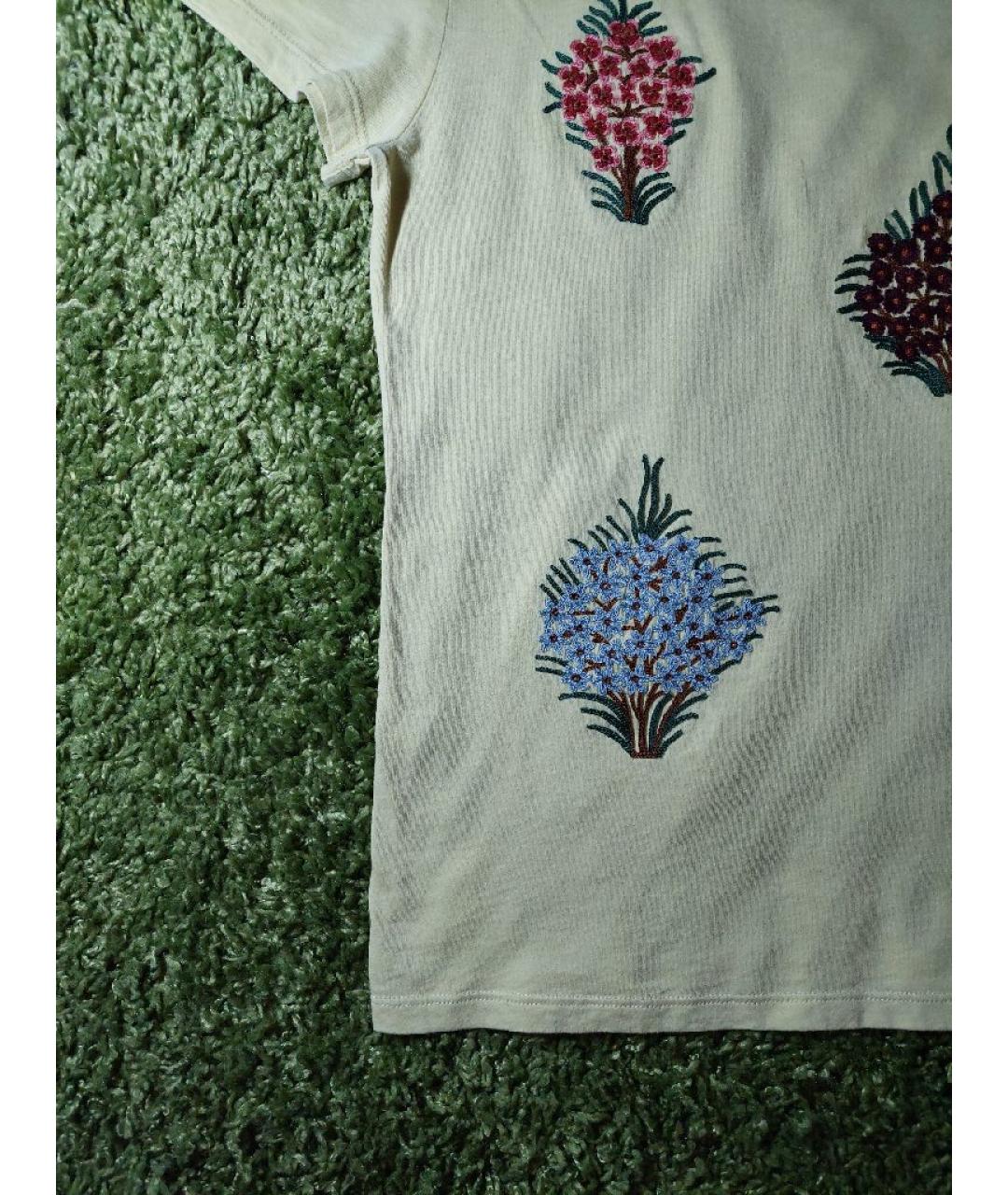 GUCCI Желтый хлопковый детская футболка / топ, фото 7