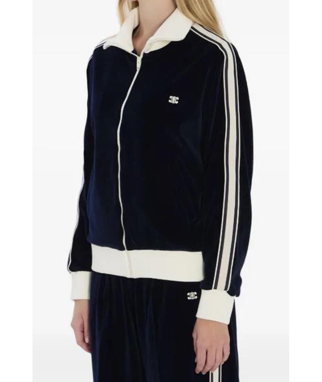 CELINE Темно-синий хлопковый костюм с брюками, фото 6