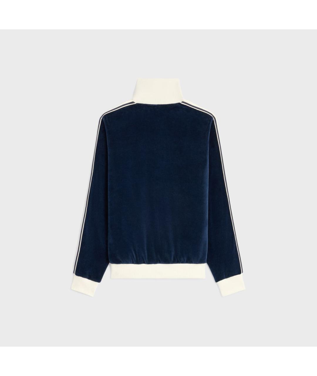 CELINE Темно-синий хлопковый костюм с брюками, фото 3