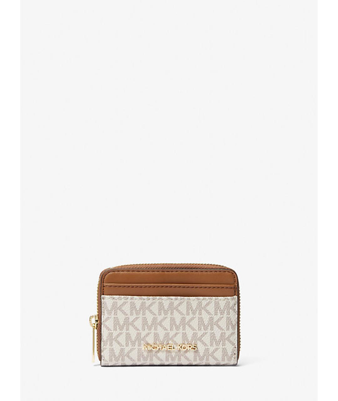 MICHAEL KORS Бежевый кошелек, фото 4