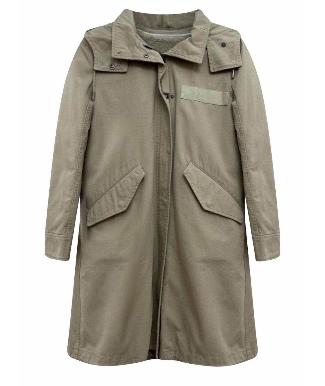 ARMY YVES SALOMON Бежевая хлопковая парка, фото 1