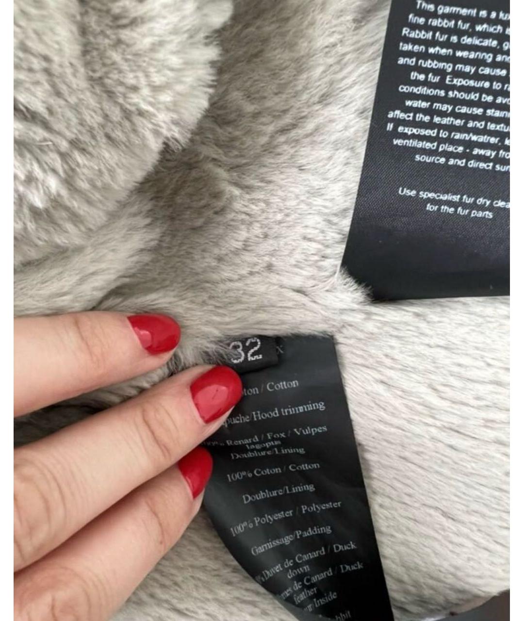 ARMY YVES SALOMON Бежевая хлопковая парка, фото 4