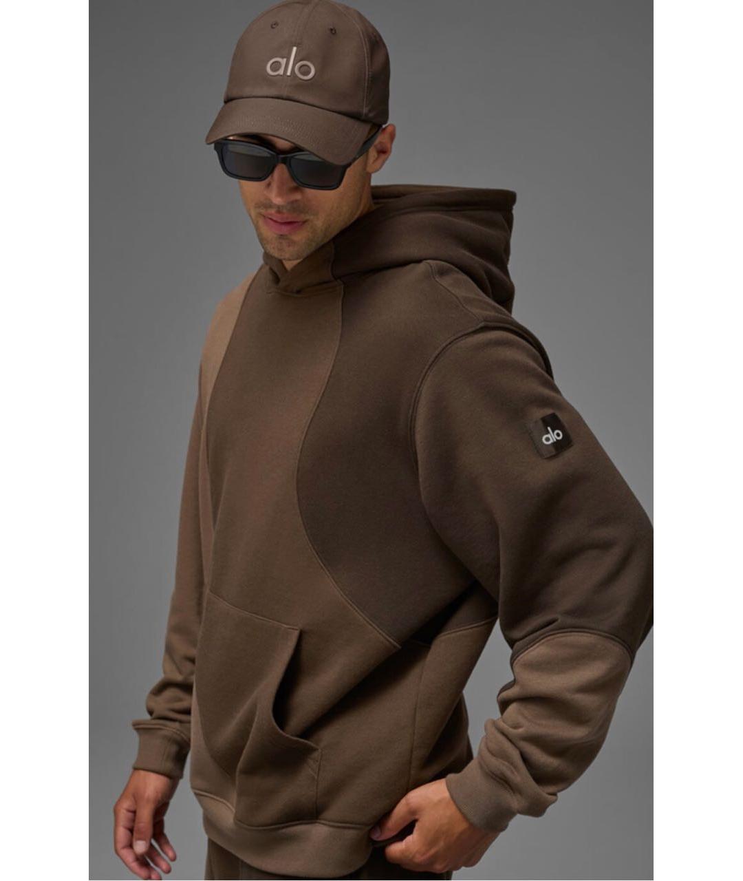 ALO YOGA Коричневая кепка, фото 5