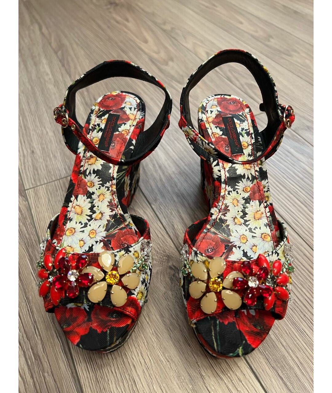 DOLCE&GABBANA Мульти босоножки, фото 2