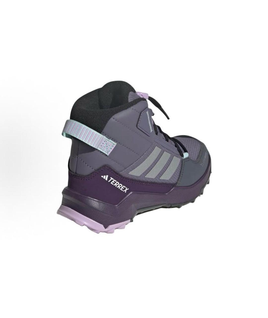 ADIDAS Фиолетовые текстильные кроссовки, фото 4