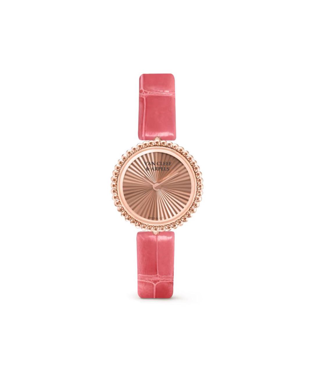 VAN CLEEF & ARPELS Коралловые часы из розового золота, фото 4