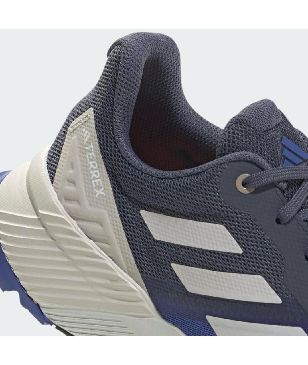 ADIDAS Синие текстильные кроссовки, фото 7