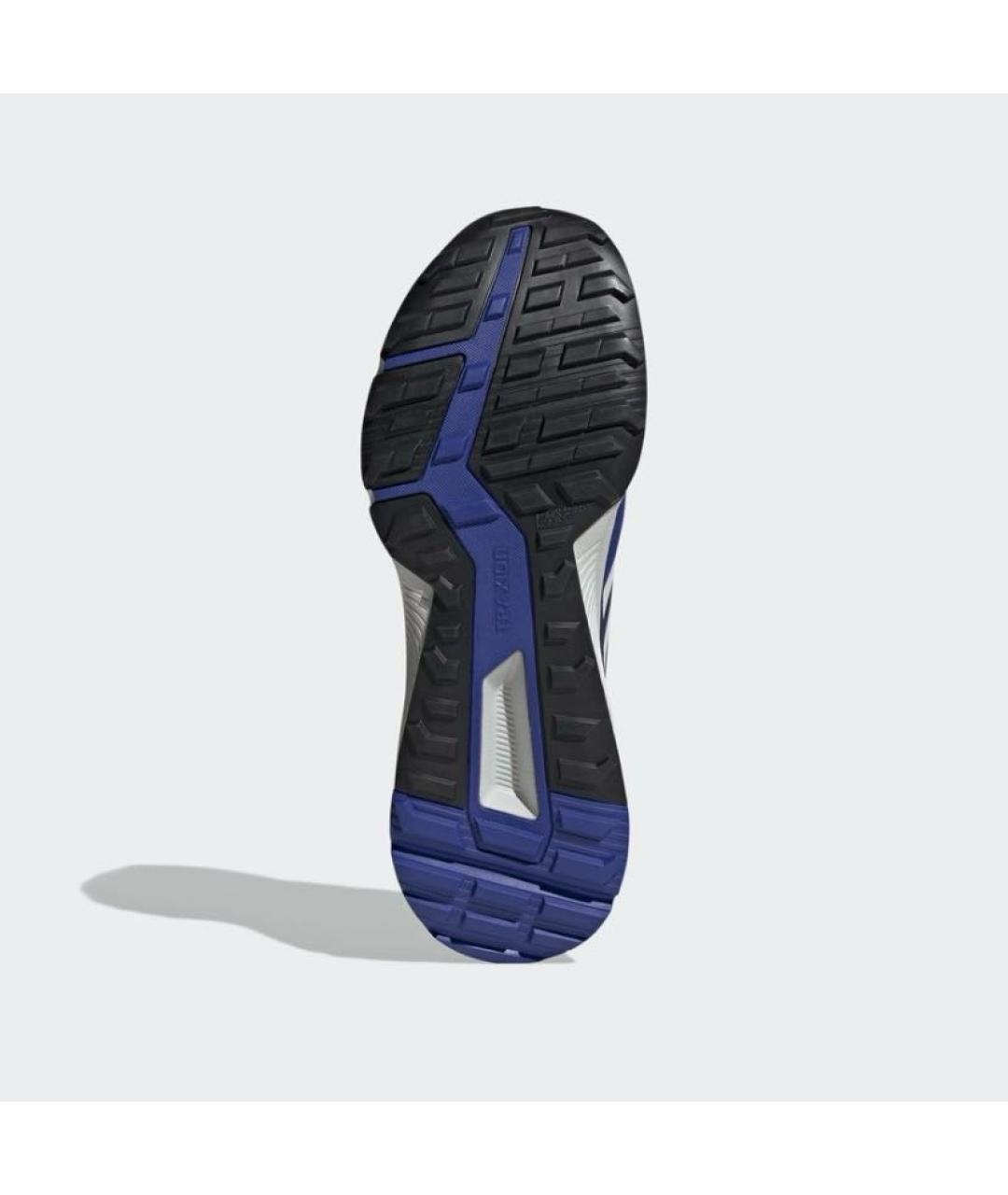 ADIDAS Синие текстильные кроссовки, фото 3