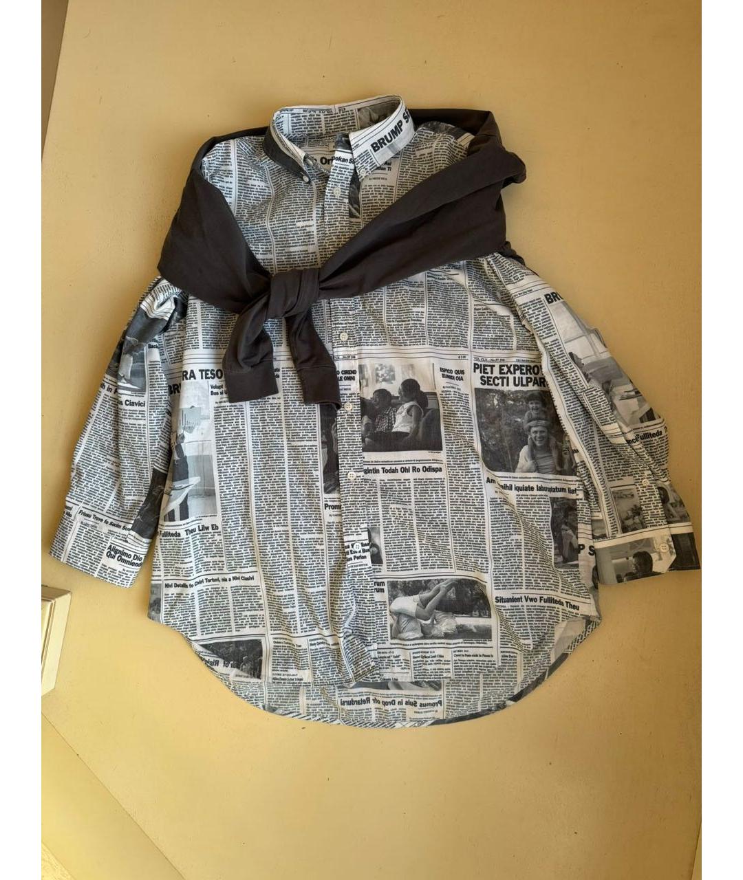 BALENCIAGA Белая рубашка, фото 9