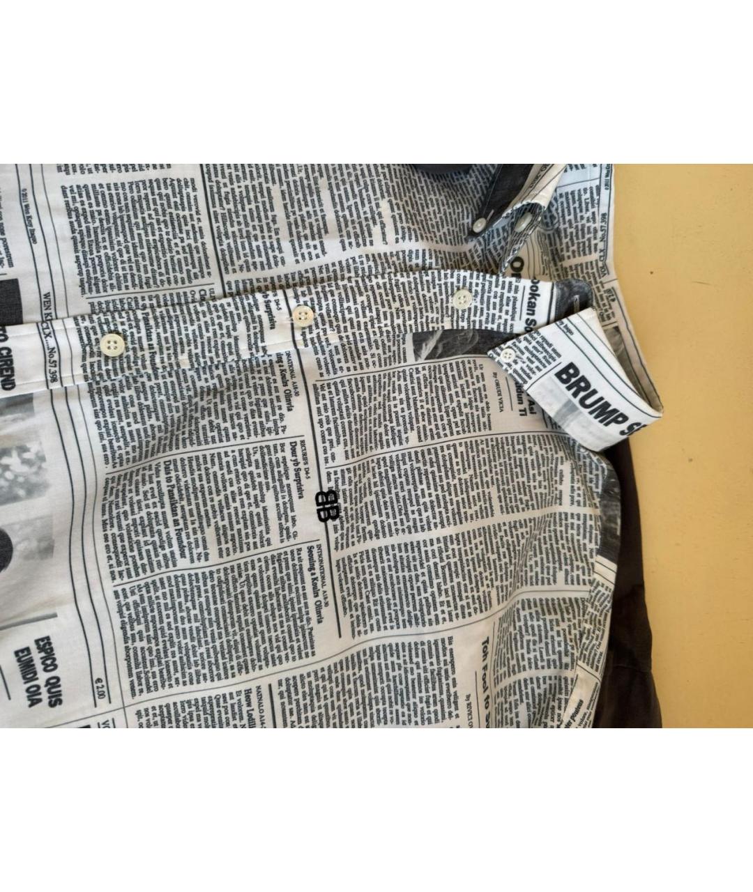 BALENCIAGA Белая рубашка, фото 5