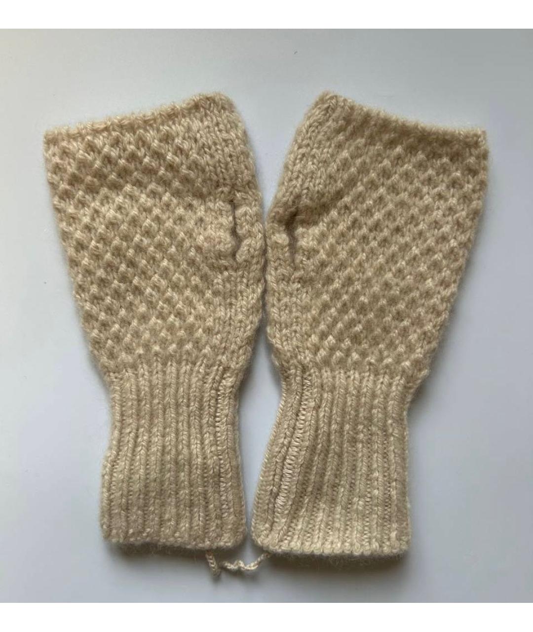 HERMES Бежевая кашемировая шапка, фото 7