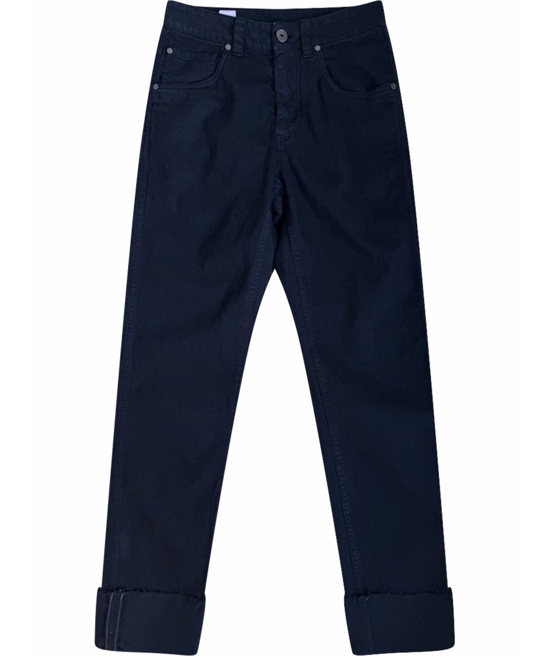 BRUNELLO CUCINELLI Черные прямые джинсы, фото 1