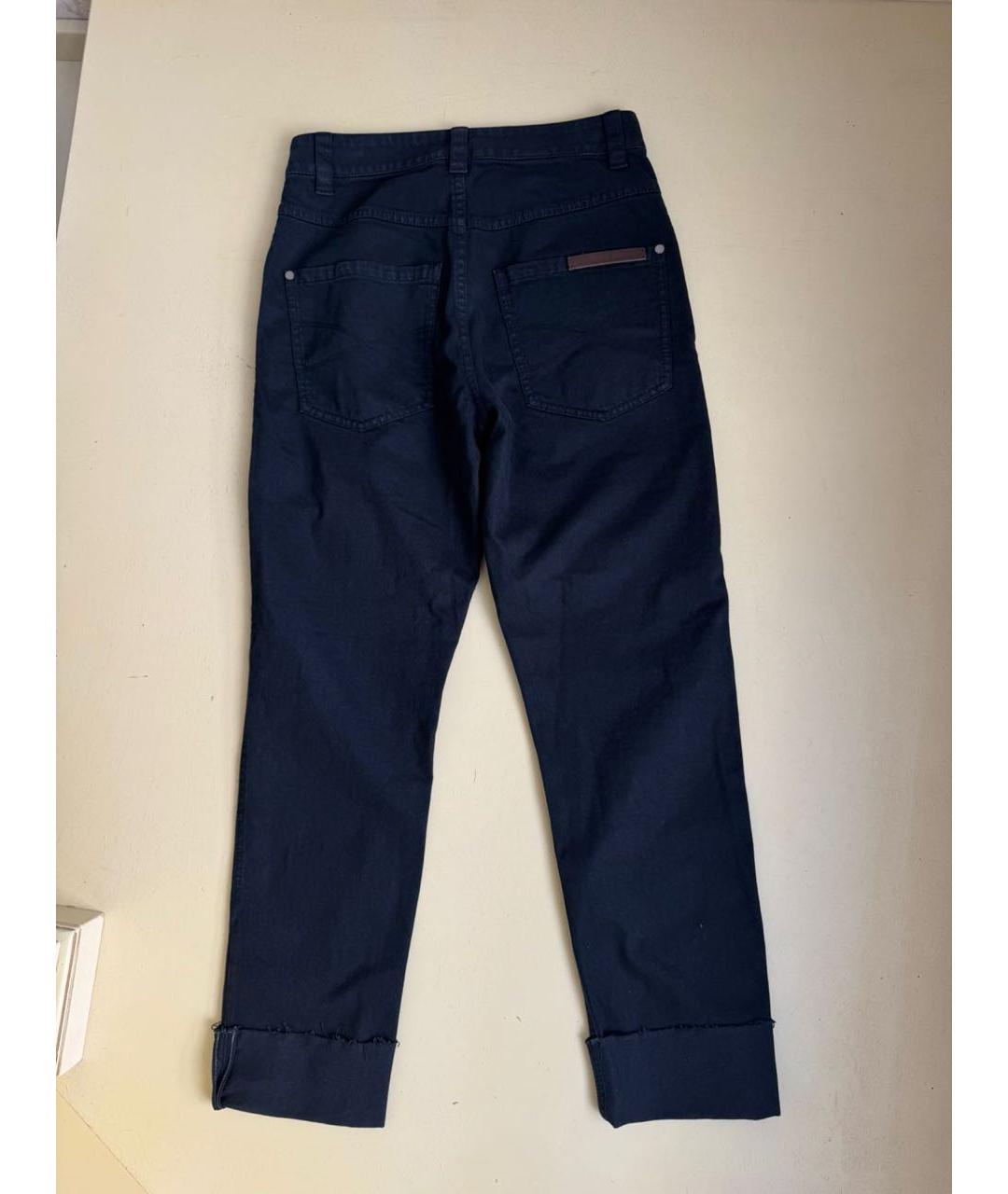 BRUNELLO CUCINELLI Черные прямые джинсы, фото 2