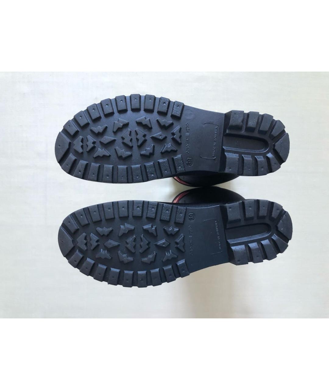 RED VALENTINO Черные резиновые сапоги, фото 3