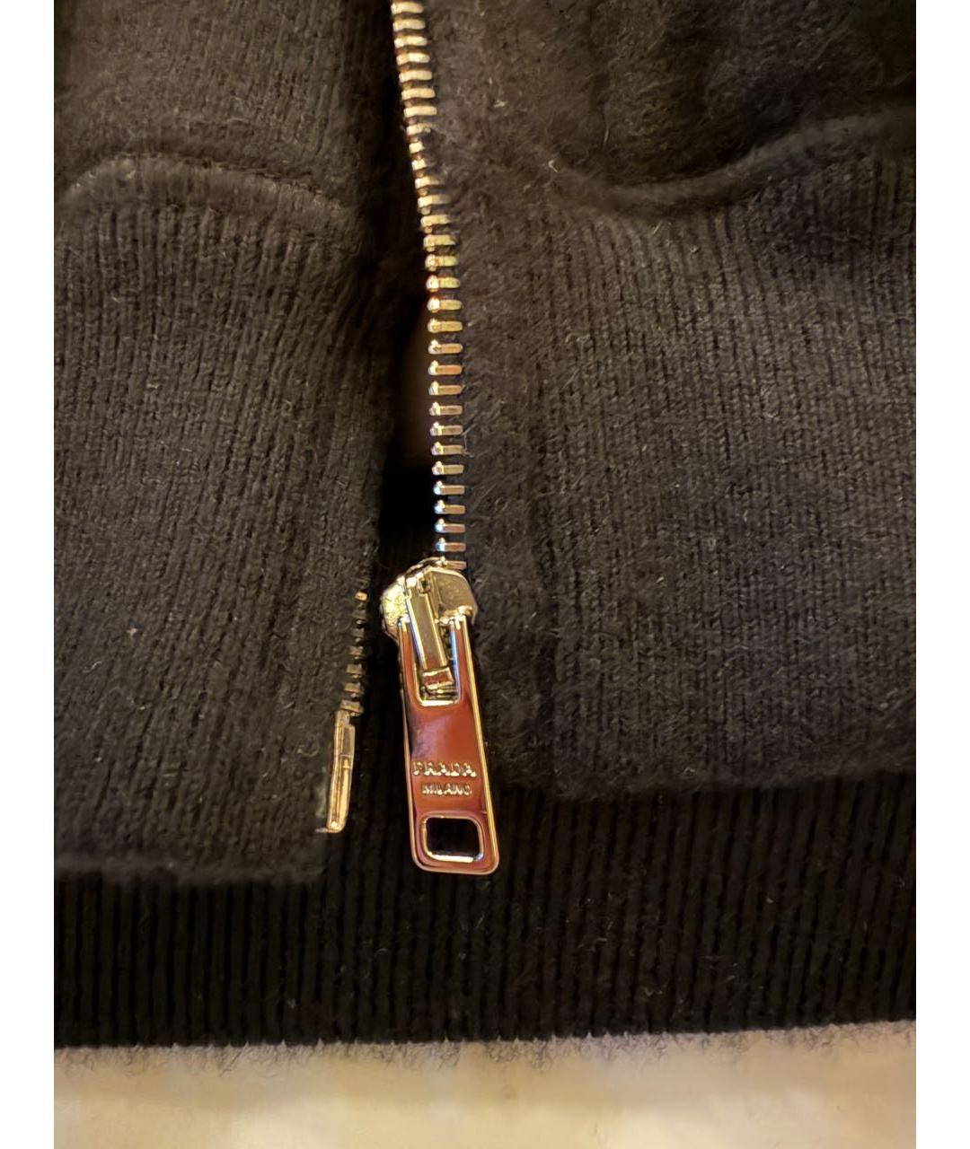 PRADA Черная кашемировая куртка, фото 5