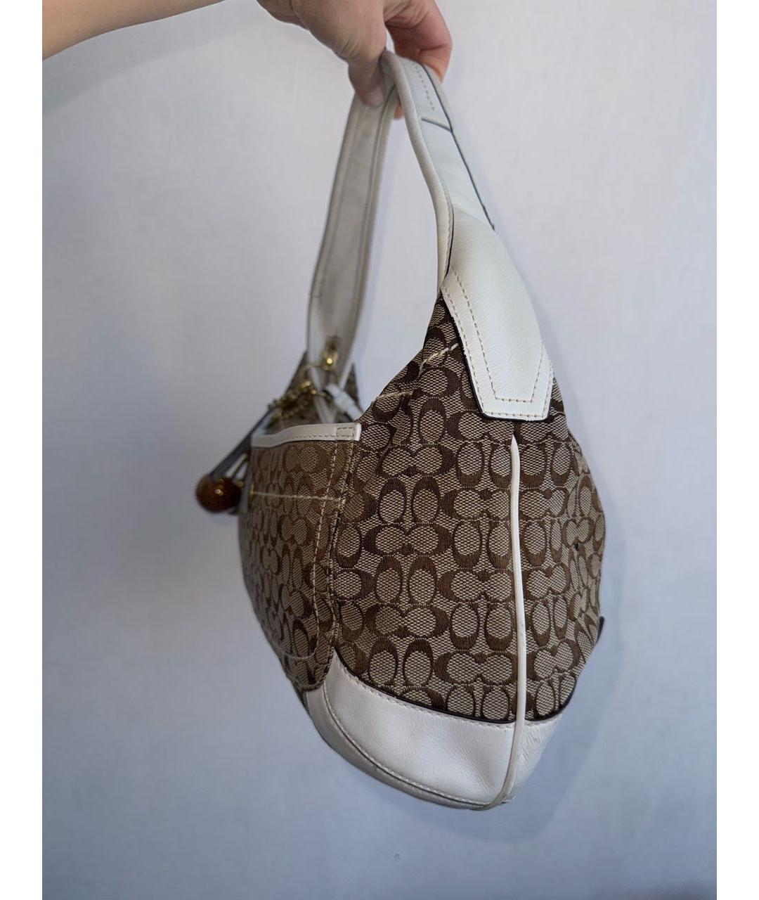 COACH Мульти тканевая сумка с короткими ручками, фото 5