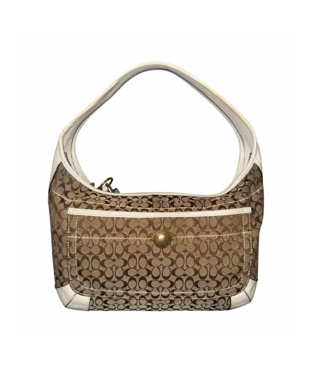 COACH Мульти тканевая сумка с короткими ручками, фото 9