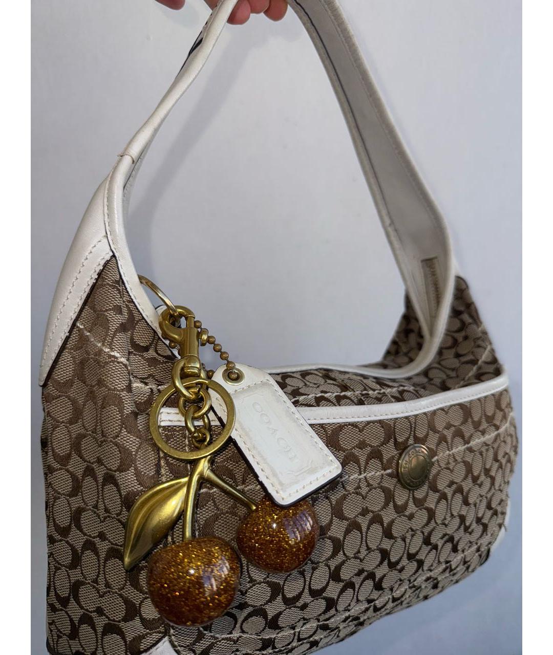 COACH Мульти тканевая сумка с короткими ручками, фото 8