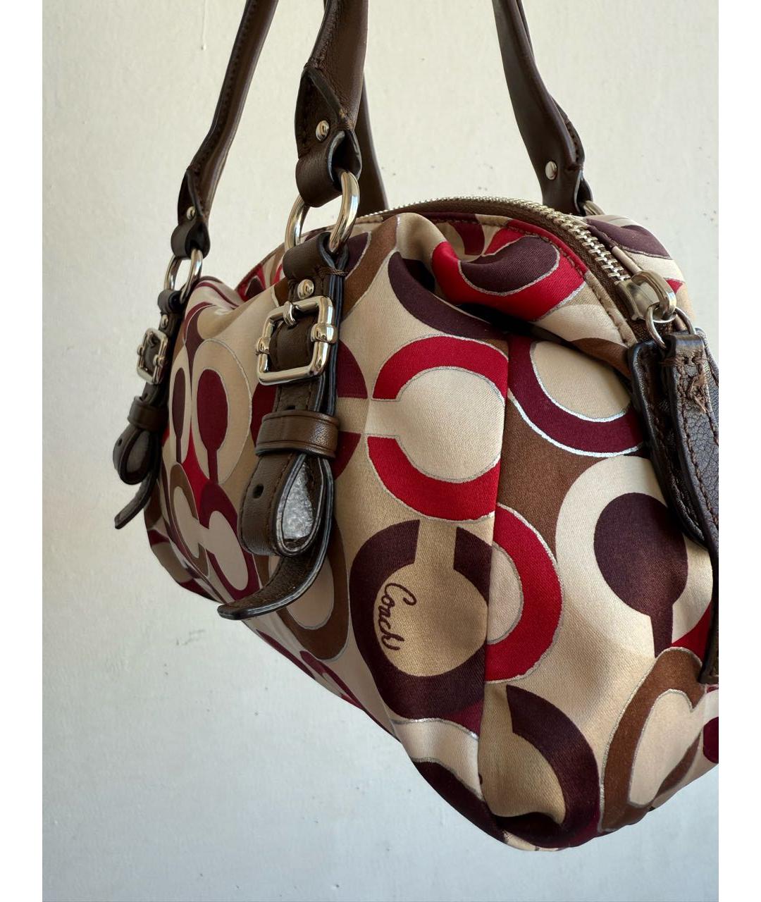 COACH Мульти тканевая сумка с короткими ручками, фото 6