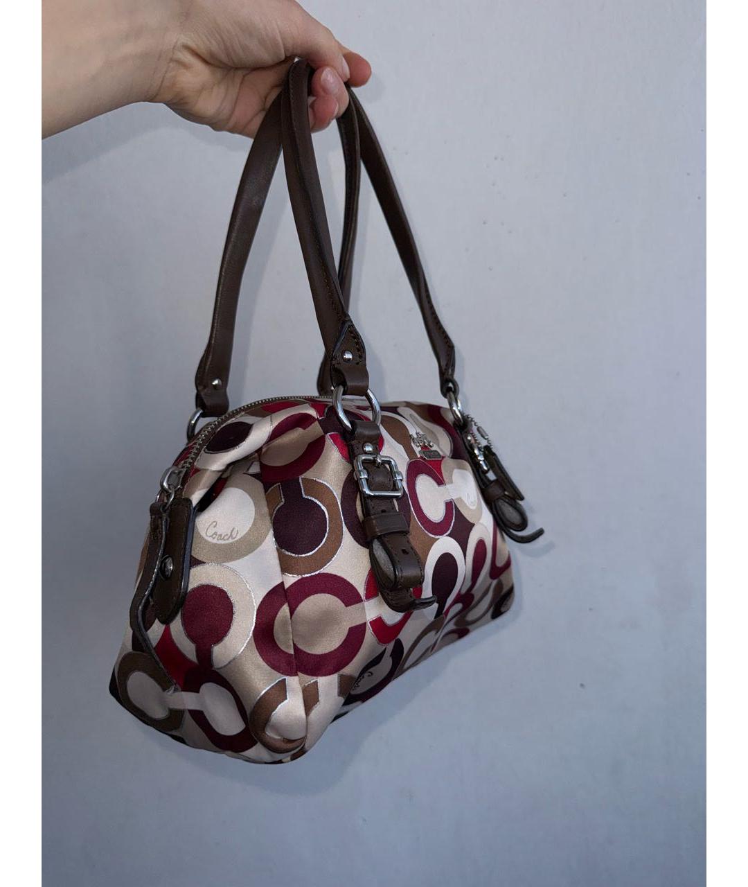 COACH Мульти тканевая сумка с короткими ручками, фото 3